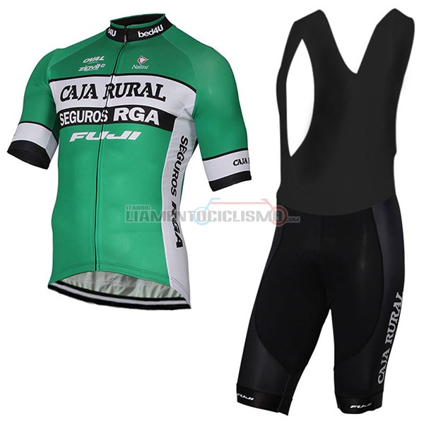 Abbigliamento Ciclismo Caja Rural 2017 verde